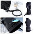 thumbnail image 4 of Guantes de ciclismo invierno 2024/25, impermeables y antideslizantes para adultos, talla XL en negro, 4 of 7