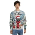 thumbnail image 4 of Merry Christmas Pug Enjoys Woofmas Winter Xmas Holiday All Over Print 3D Sweatshirt Unisex Merch Dog Lover Gifts - 02022, 4 of 6