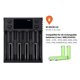 thumbnail image 5 of LII-S4 Cargador de batería LCD 4 ranuras para 26650 21700 18350 AA AA Batería de litio NiM MABOTO  Adaptador de carga, 5 of 6