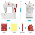 KPCB Mini BeginnerFriendly Sewing Machine with DIY Bag Material