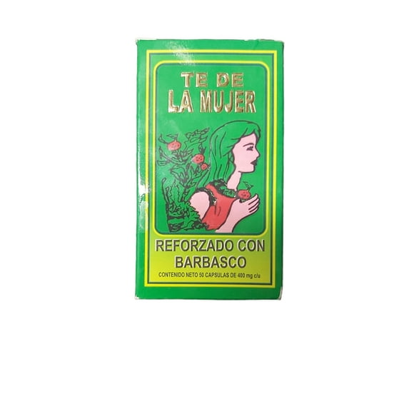Capsulas de Te de la Mujer Centro Botanico Azteca 50 caps 400 mg