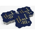 thumbnail image 4 of Inkdotpot Real Gold Foil Thank You Bridal Shower-Baby Shower-Retirement-Wedding-Birthday Tags Favor Bracket Shape Hang Pack Of 50 Paper Tags, 4 of 7