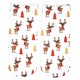 thumbnail image 1 of Calcetines cortos de moda para , calcetín corto de Navidad, transpirable, para niñas, niños y hombres Lindo ciervo blanco Yinane calcetines de dibujos animados para mujer, 1 of 3