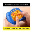 thumbnail image 5 of Electronic Game Light Push Bubble Poplight Fidget Game Speed Quick Push Up Bubble Stress Toy Orange, 5 of 5