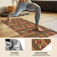 thumbnail image 4 of Boho Colorful Geometric Ethnic Pattern Hot Yoga Mat Towel Non Slip for Hot Yoga - Quick-Drying Yoga Mat Cover with 4 Corner Pockets with Travel Bag - Hot Yoga Towel Non Slip 74"x26", 4 of 6