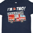 thumbnail image 4 of Inktastic I'm 2 Fire Truck 2nd Birthday Boys or Girls Toddler T-Shirt, 4 of 5
