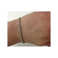 thumbnail image 2 of 4ct Real Natural Round Cut Diamond Tennis Bracelet 14K White Gold 7", 2 of 3