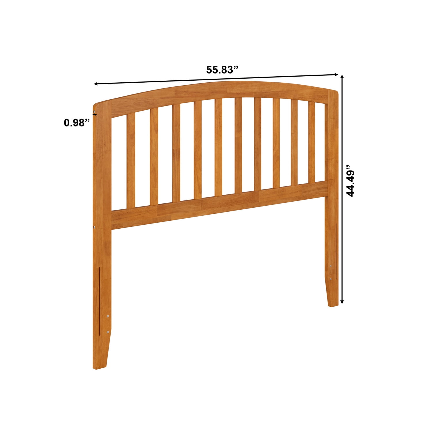 AFI Richmond Full Solid Wood Headboard, Light Toffee