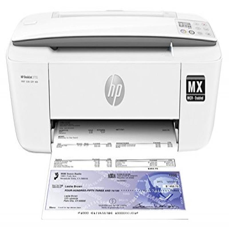 VersaCheck HP Deskjet 3755MX, MICR AllInOne Printer, Gray (HP3755