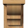 thumbnail image 2 of 6"W x 8"D x 8"H Ridgewood Rough Sawn Corbel w/Backplate, Western Red Cedar, 2 of 9