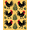 Yellow, Pattern 2, variant on ODIKA 5x7 Machine Washable Non-Slip Area Rug, Primitive Strutting Gallic Symbol Meadow Avian High Traffic Rug, Yellow, 728475