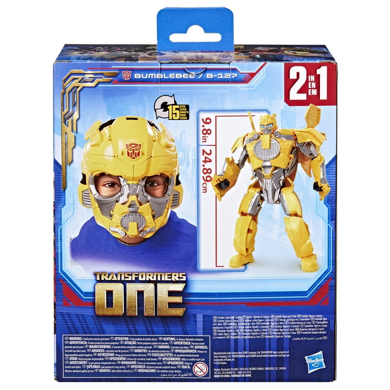 Transformers One 2 in 1 Mask and Bumblebee B-127 9.8