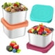 thumbnail image 2 of Recipientes para Refrigerios de Acero Inoxidable de 6 Oz, Recipientes PequeñOs de Almacenamiento de Alimentos de Metal con Tapas de Silicona, para Oficina, Viajes, 2 of 5