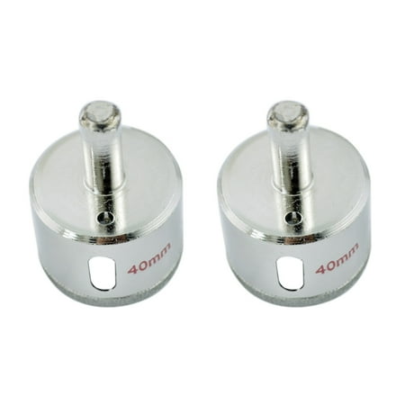 

2X Diamond Coated Tip 40mm Glass Cutter Bit