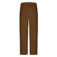 thumbnail image 6 of Miluxas Men's Lightweight Quick Dry Hiking Running Pants Outdoor Sports Breathable Pockets Athletic Work Pants Brown M(M), 6 of 6