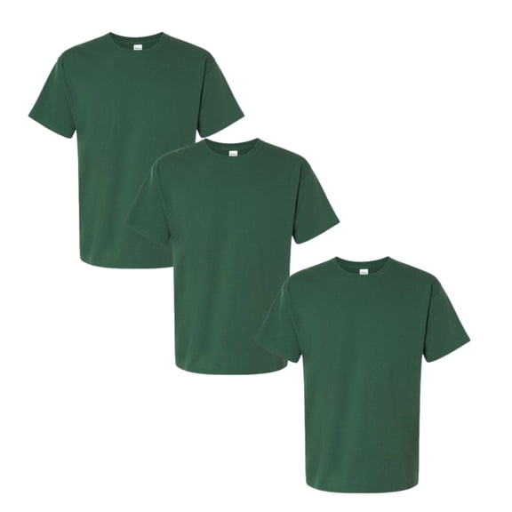 Hanes Men's Comfortsoft Cotton Tagless T-Shirts, 3 Pack