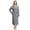 Gray, variant on Women's Shawl Collar Bathrobe, Soft Long Towel Robes for Women(Light Pink,S/M)