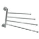 thumbnail image 4 of Barra de Toal Giratoria Perfecl de Acero Inoxidable Plegable 4 Barras Toallero de baño, 4 of 8