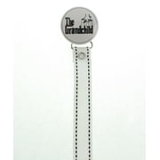 White The Grandchild Pacifier Clip
