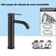 thumbnail image 3 of Mezcladora Para Lavabo de Baño - Caliente y Frío Llave Para Lavabo Baño, Grifo para lavabo de baño de Acero Inoxidable con 2 Mangueras. (Negro mate), 3 of 7