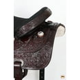 thumbnail image 6 of 16 In Western Hilason Draft Horse Trail Pleasure American Leather Saddle, 6 of 7
