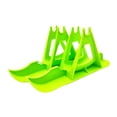 thumbnail image 4 of Juego de esquí de nieve para niños, trineo de esquí, fácil instalación, soporte de estacionamiento estable, kit de tabla de snowboard Verde, 4 of 8