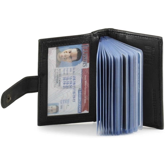 RFID Compact Snap Card Holder