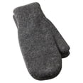 thumbnail image 2 of LSONABXA Dark Gray Gloves Mittens for Women Women Mittens Double Cute Stretchy Soft Thickened Cold Color Gloves For Riding Warm Hand Socks for Women, 2 of 4