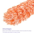 thumbnail image 4 of Uxcell Microfiber Duster 13.8 to 32.7 Inch Extendable Dusting Brush Orange, 2 Count, 4 of 5