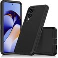 thumbnail image 1 of YWC-for Samsung Galaxy S25 Edge Case, Protective Heavy Duty 3-Layer Shockproof Hard Cover Tough Rugged Dust/Drop Proof Full Body Durable Anti-Fingerprint with Port Protection, Black, 1 of 4