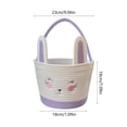 thumbnail image 3 of Easter Basket, Easter Bunny Baskets with Handle, Baby Gift Baskets, Egg Buckets Gifts Tote Bags Egg Hunt Basket for Kids, Boys, Girls, Toddler, Babies, Infant, 3 of 6