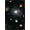 Black Framed Version, variant on Galaxy Wall Poster with Push Pins, 14.725" x 22.375"