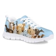 thumbnail image 2 of Pzuqiu Lovely Dog Sneakers for Girls Animal Print Running Sneakers Size 5 Boys Lightweight Casual Walking Shoes Lace Up, 2 of 7