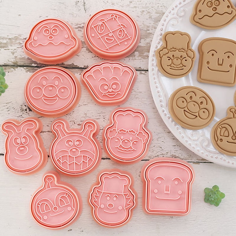 10Pcs Cookie Cutter Mold Confectionery Run Kingdom Desserts Cutting