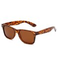 thumbnail image 5 of Gafas de sol polarizadas estilo retro clásico de los años 80 con marco cuadrado para hombre y mujer, 1 marco negro, 5 of 5