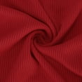 thumbnail image 4 of Qertyioot T-Shirt à Manches Courtes Col Rond pour Femmes Couleur Unie, 4 of 8
