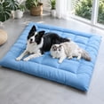 thumbnail image 5 of Kiddiway Dog Cooling Bed - Self Refrigerating Gel Mat, No Electricity, Soft Breathable Surface, for Kennel, Outdoor Patio, Travel, Ideal for Arthritic Dogs in Hot Weather,Gray L, 5 of 8
