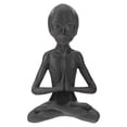 thumbnail image 1 of MasteelfCA Meditation Alien Statue Mini Plastic Ornament Home Office Desktop Accessory, 1 of 7