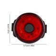 thumbnail image 4 of Greeniant Luz de advertencia de bicicleta ajustable de 400lm, luz trasera de bicicleta, lámpara de señal de giro de seguridad impermeable para bicicleta Ciclismo Greeniant OD000248-00B, 4 of 6
