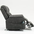 thumbnail image 6 of LEGAHOME Oversized Lift Recliner Chair with Heat & Massage, Fabric Lay Flat Recliner with Extended Footrest, Side Pockets, Cup Holders, USB Charging, Electric Power Sofa for Adults Seniors, Gray, 6 of 10
