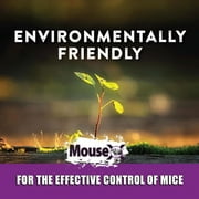 MouseX Rodent Control Bait Trays for Rats and Mice – Poison Free, Pet Safe Indoor and Outdoor Use Pellets 3 oz Trays - 2 Pack