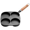 thumbnail image 1 of Utensilios Sartén para Panqueques Jamón Panqueque Filete 4 Orificios Antiadherente, 1 of 9