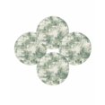 thumbnail image 7 of 13 Inch Round Placemats Set of 4, Sage Green Ombre Non Slip Heat Insulation PP Table Mats, Gradient Abstract Art Vintage Grey Washable Place Mats for Kitchen Dining Party Table Decor, 7 of 7