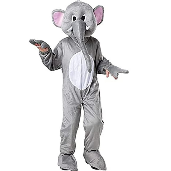Costume Dress Up America Elephant Mascota para niños, talla XL