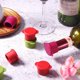 thumbnail image 2 of Tapas de botellas de utensilios de cocina cubiertas de sellador reutilizables e irrompibles-tapones de silicona para mantener el vino o la cerveza fresca compatible con los días con sello hermético s Afortunado Sencillez, 2 of 5