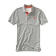 thumbnail image 1 of Aeropostale - Polo de rugby con logo bordado para hombre, gris, grande Aeropostale polo, rugbi, 1 of 1