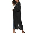 thumbnail image 6 of jjayotai Womens Tops Clearance Women's Casual Loose Cuffs Long Sleeved Solid Color Long Knitted Cardigan Jacket, 6 of 6