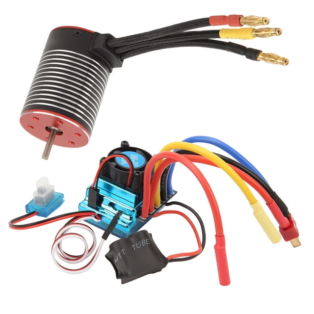 RC Motor sin Escobillas ESC Set Profesional Impermeable de Alta Torsión 3650 Motor sin Escobillas 120A ESC Combo Set para RC Car ANGGREK Otros