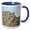 Blue/White, variant on 3drose, San Rafael Reef Utah, 11oz Two-tone Red Mug