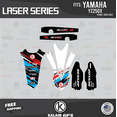 thumbnail image 3 of Kalair GFX Graphics Kit for Yamaha YZ250X (2016-2022) Laser Series, 3 of 5